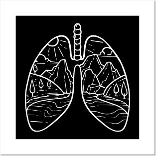 Nature Lungs Posters and Art